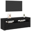 TV-skab 120 x 35 x 40 cm Sort eg Konstrueret træ