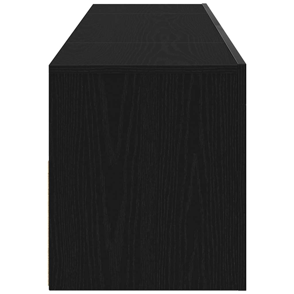 TV-skab 120 x 35 x 40 cm Sort eg Konstrueret træ