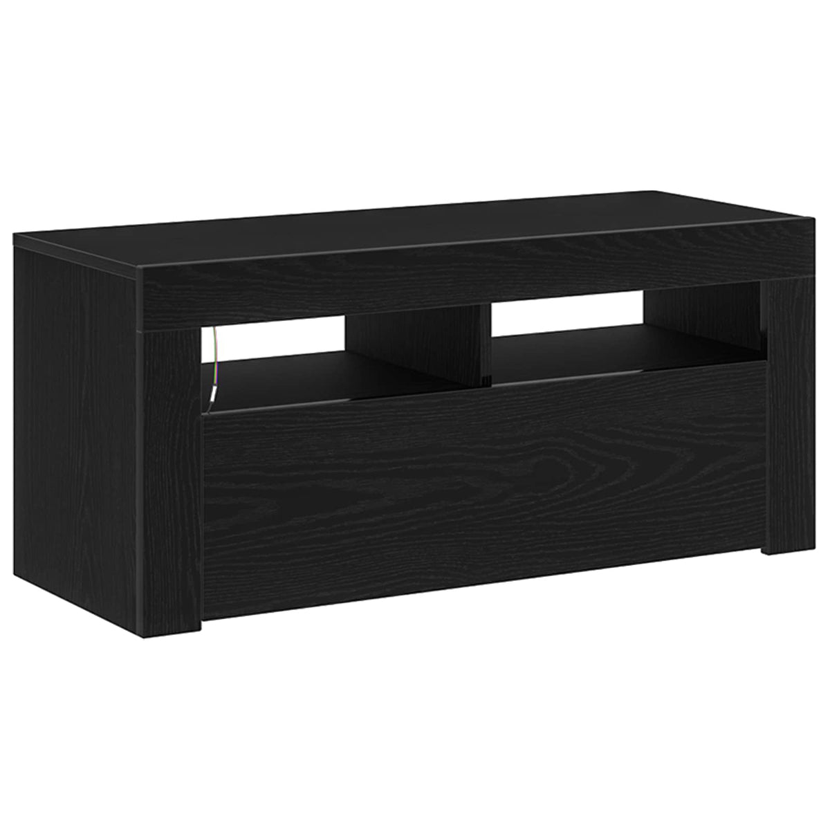 TV-skab 90 x 35 x 40 cm Sort eg Konstrueret træ