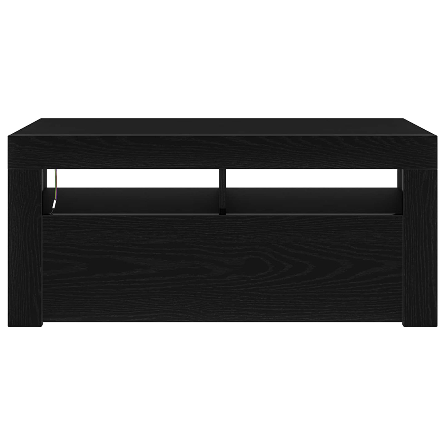 TV-skab 90 x 35 x 40 cm Sort eg Konstrueret træ