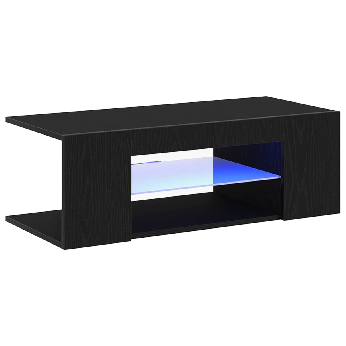 TV-skab 90 x 39 x 30 cm Sort eg Konstrueret træ