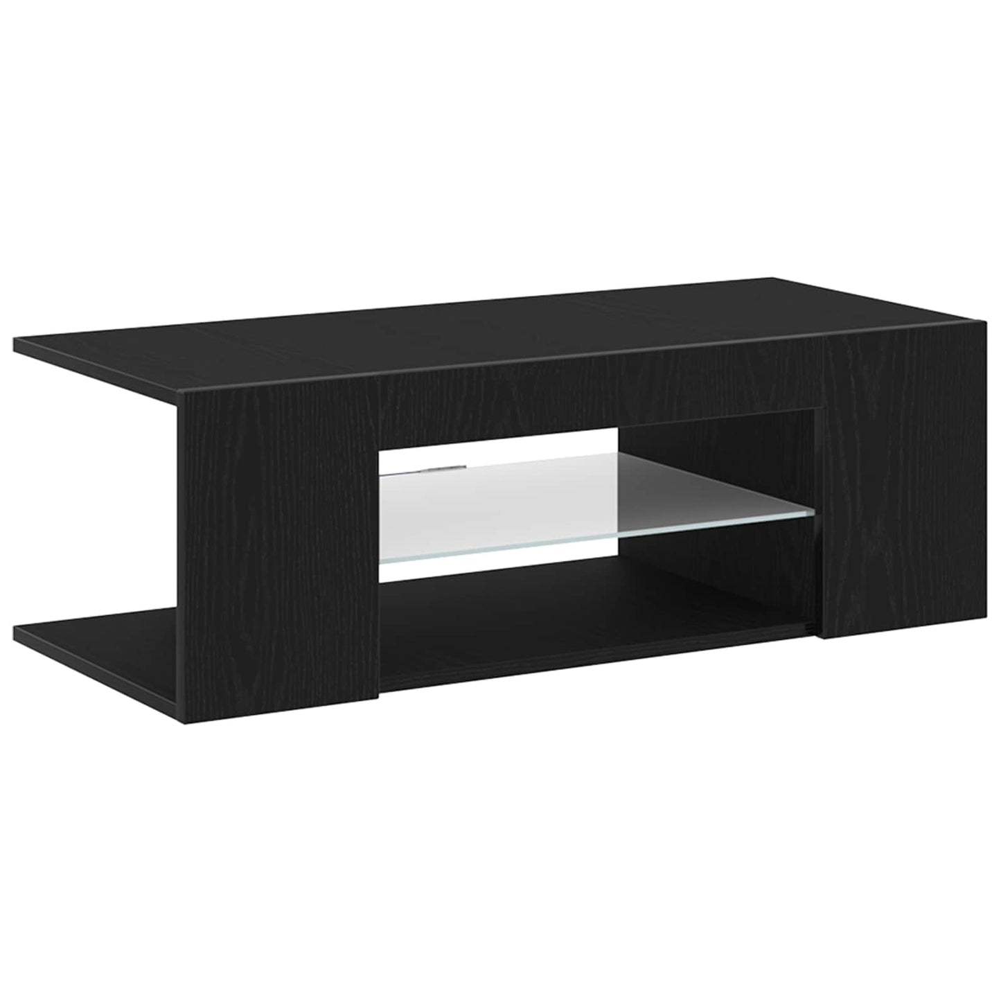 TV-skab 90 x 39 x 30 cm Sort eg Konstrueret træ