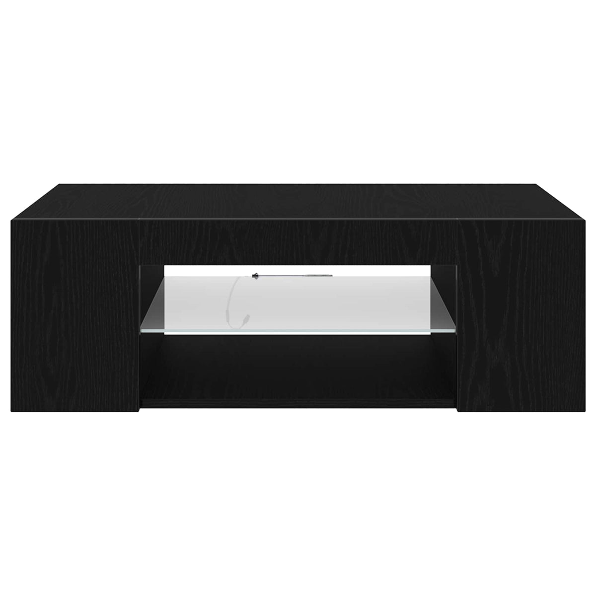 TV-skab 90 x 39 x 30 cm Sort eg Konstrueret træ