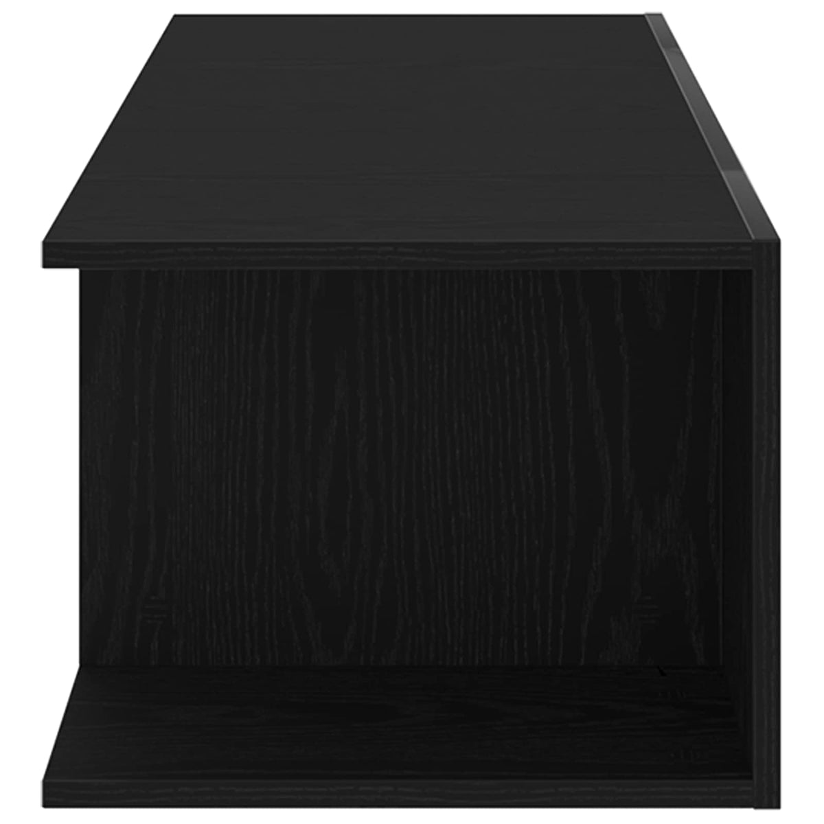 TV-skab 90 x 39 x 30 cm Sort eg Konstrueret træ