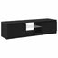 TV-skab 140 x 38,5 x 36 cm Sort eg Konstrueret træ
