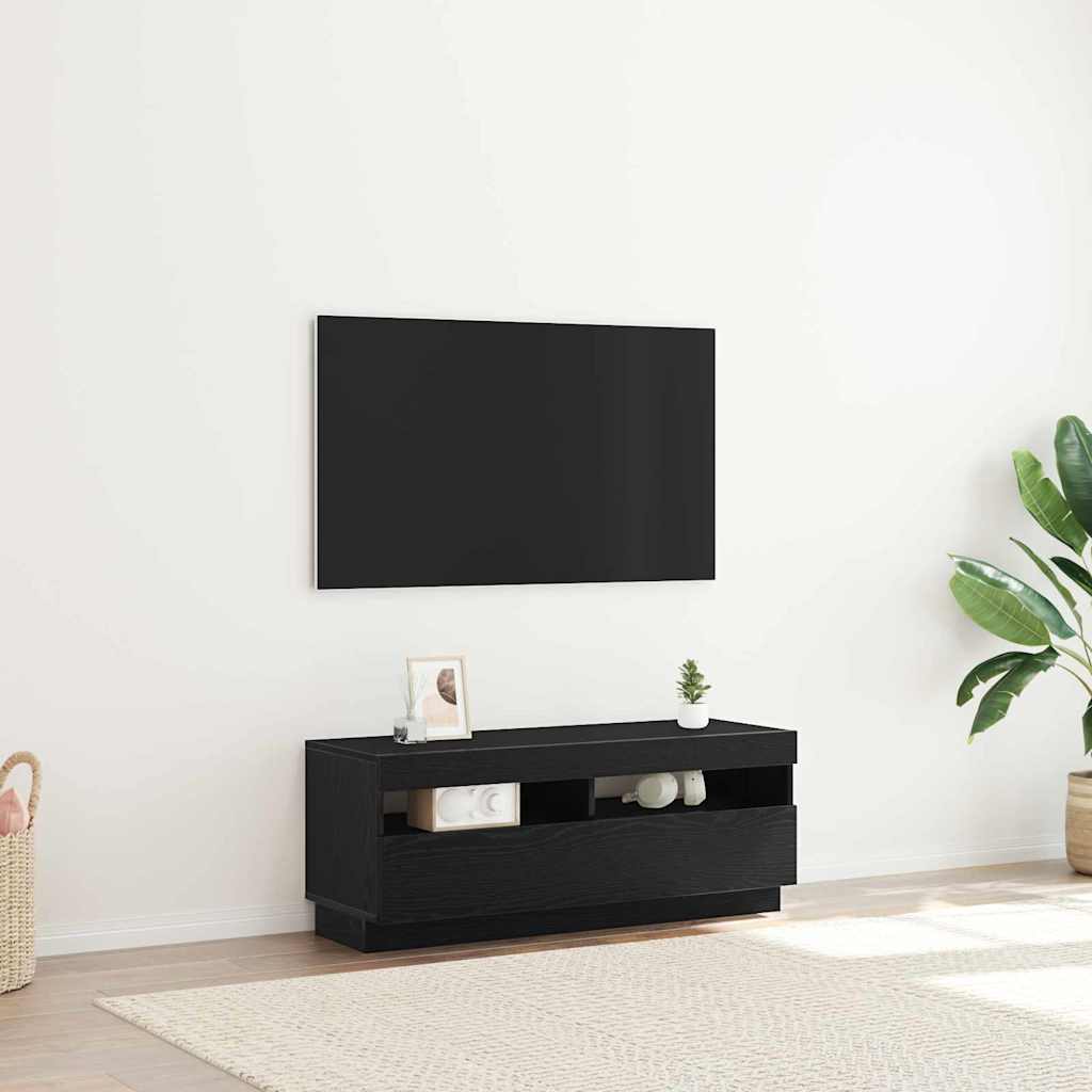 TV-skab 100 x 35 x 40 cm Sort eg Konstrueret træ