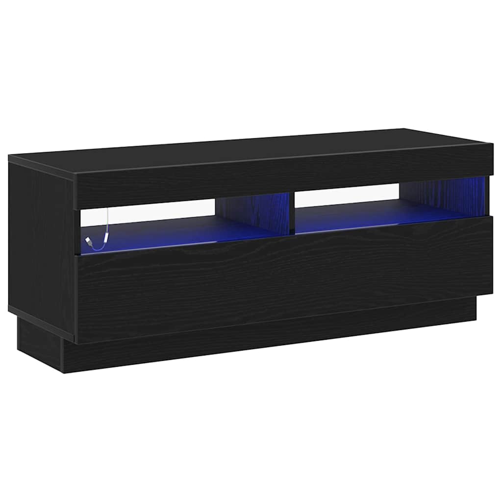 TV-skab 100 x 35 x 40 cm Sort eg Konstrueret træ