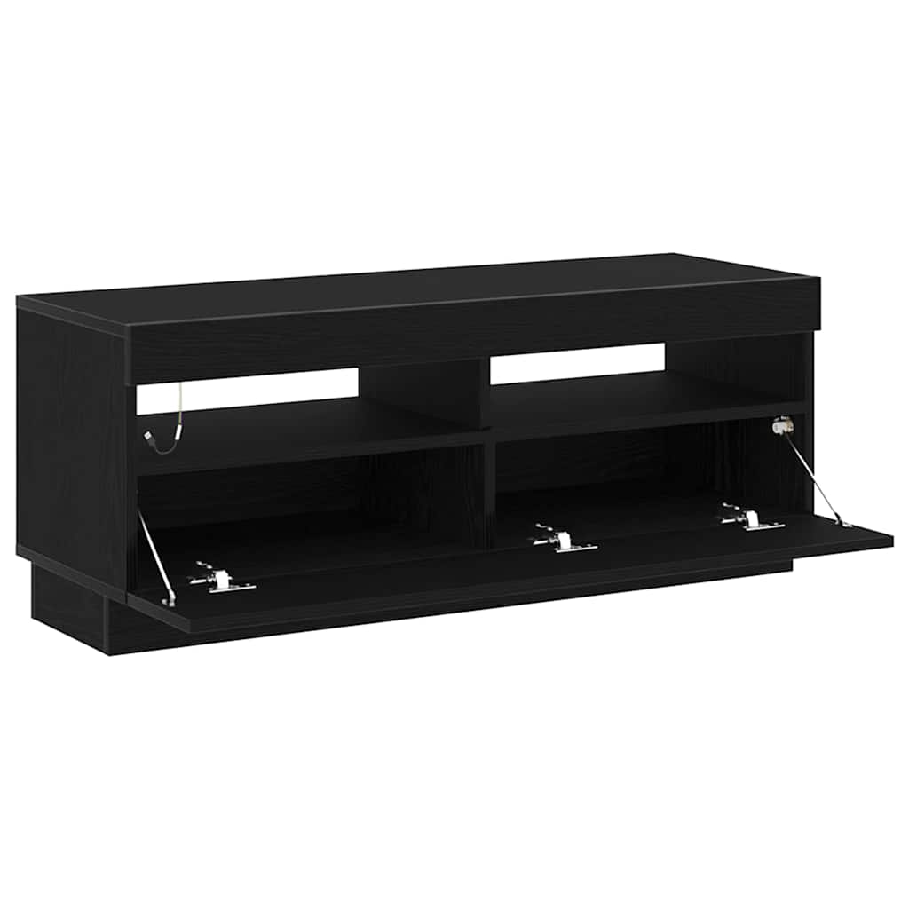 TV-skab 100 x 35 x 40 cm Sort eg Konstrueret træ