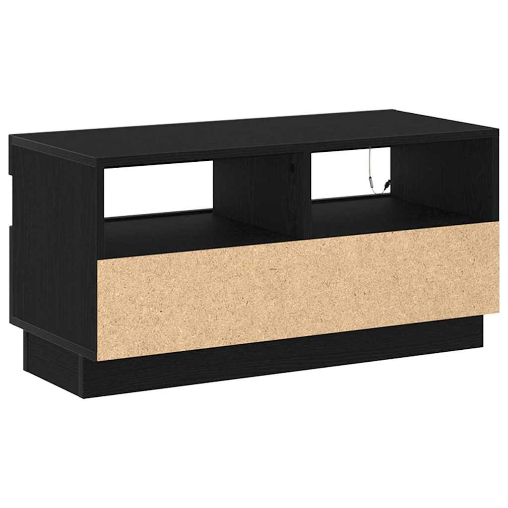 TV-skab 80 x 35 x 40 cm Sort eg Konstrueret træ