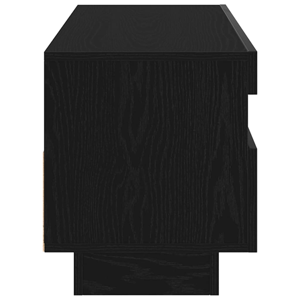 TV-skab 80 x 35 x 40 cm Sort eg Konstrueret træ