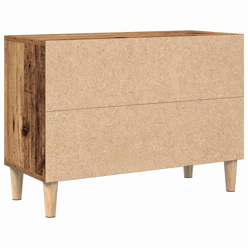 TV-skab 69,5 x 30 x 50 cm Gammelt træ Konstrueret træ