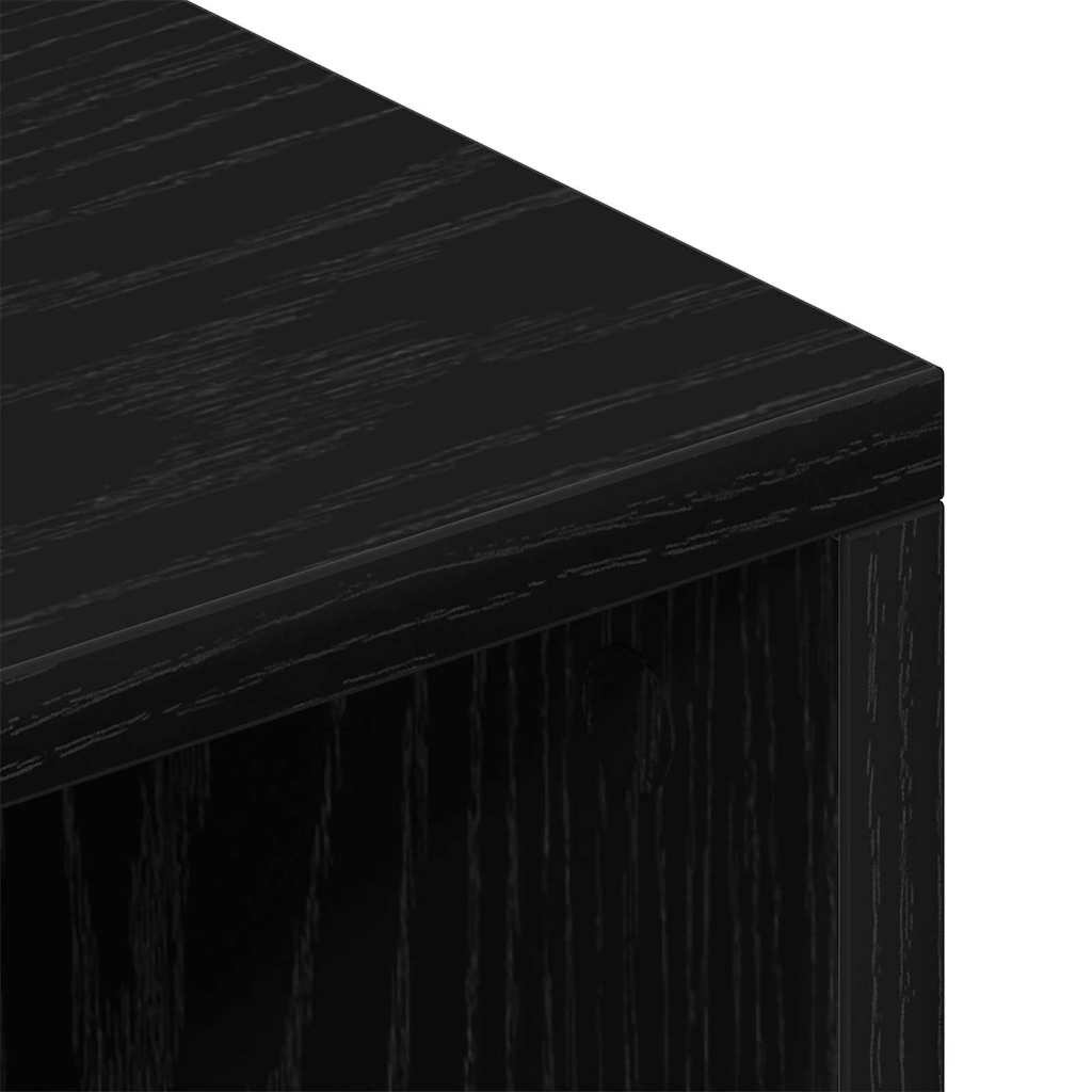 TV-skab 69,5 x 30 x 50 cm Sort eg Konstrueret træ
