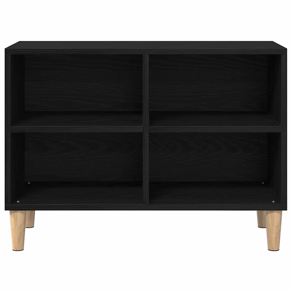 TV-skab 69,5 x 30 x 50 cm Sort eg Konstrueret træ