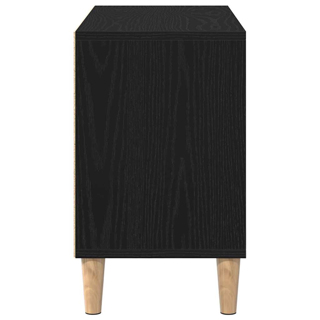 TV-skab 69,5 x 30 x 50 cm Sort eg Konstrueret træ