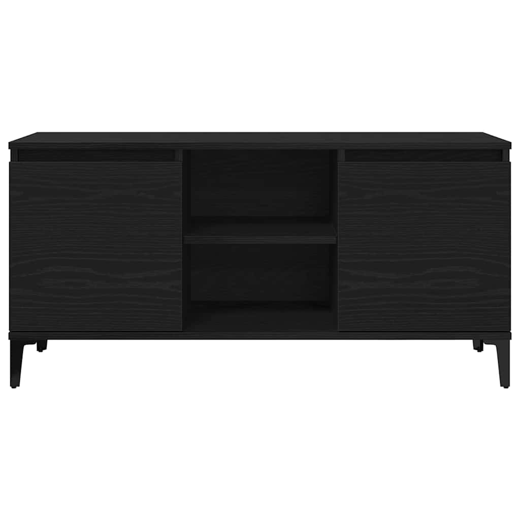 TV-skab 102 x 35 x 50 cm Sort eg Konstrueret træ