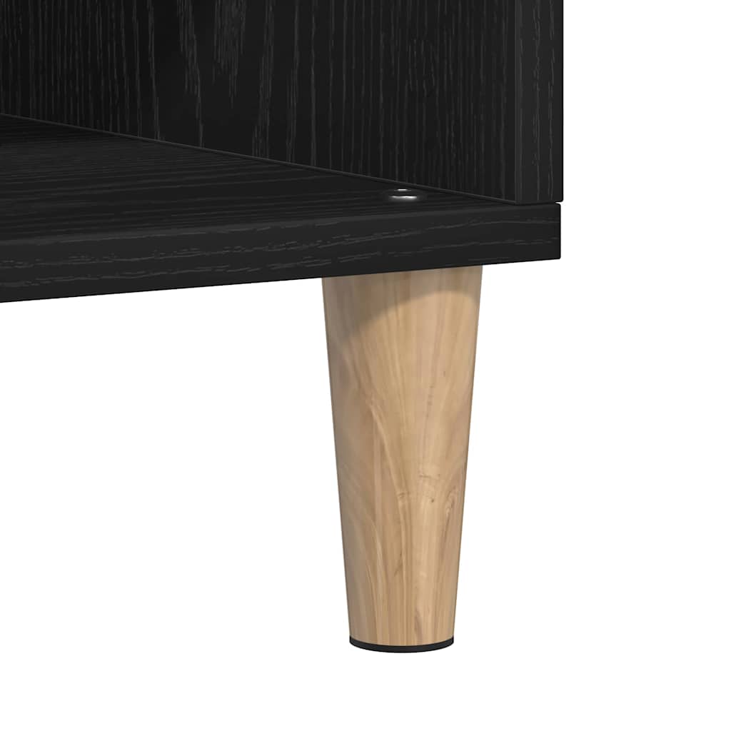 Sideboard 103,5 x 35 x 70 cm Konstrueret træ Sort eg