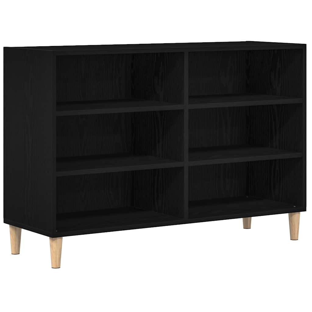 Sideboard 103,5 x 35 x 70 cm Konstrueret træ Sort eg