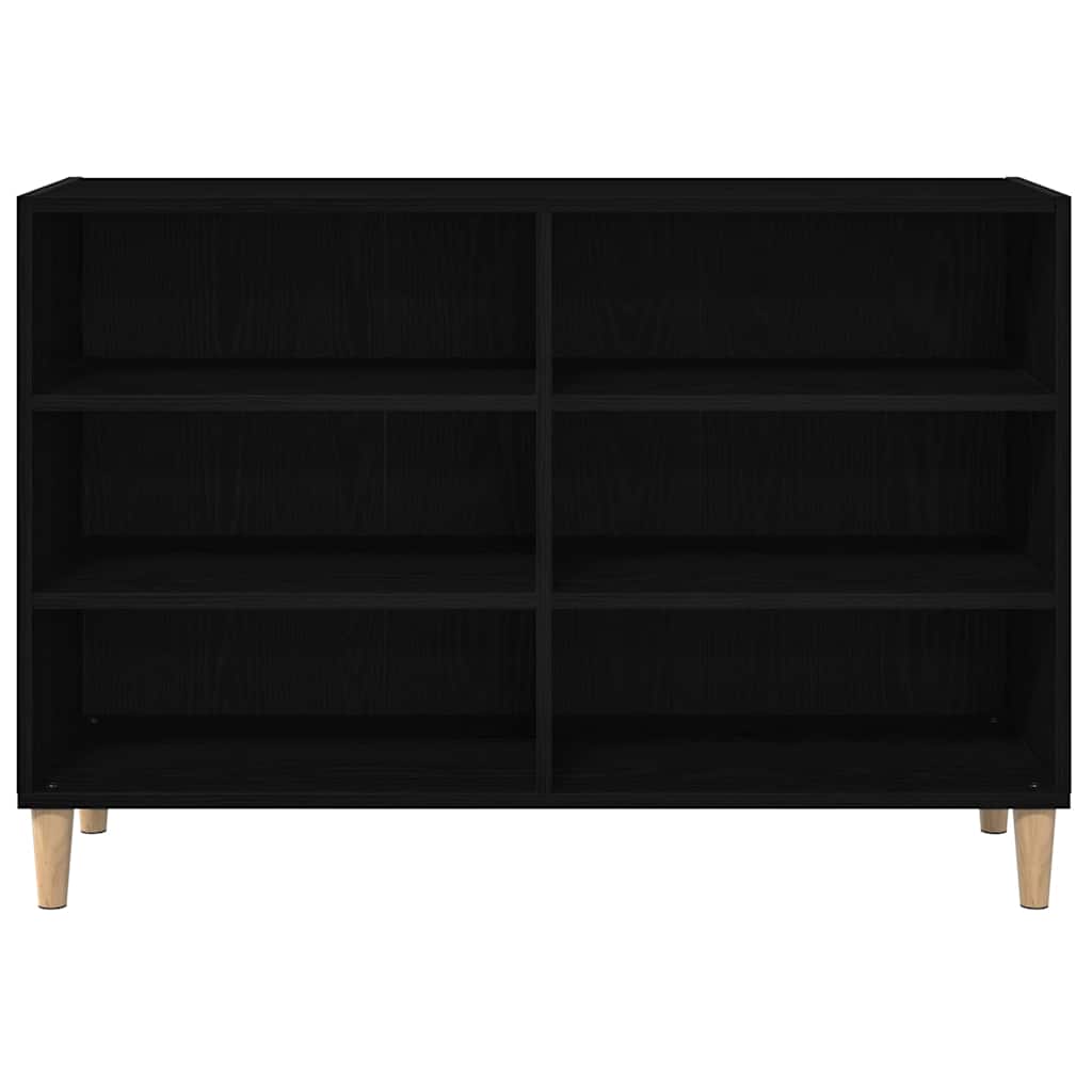 Sideboard 103,5 x 35 x 70 cm Konstrueret træ Sort eg