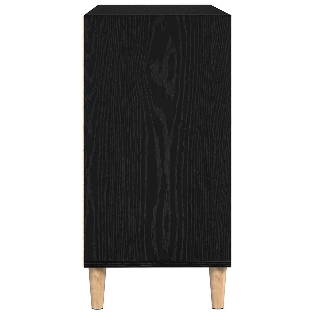 Sideboard 103,5 x 35 x 70 cm Konstrueret træ Sort eg