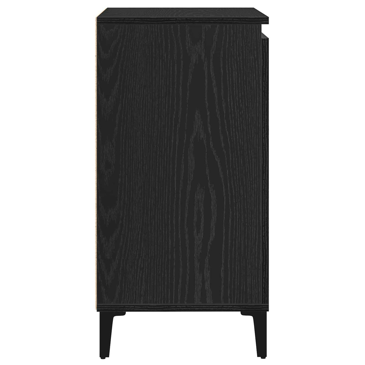 Sideboard Sort eg 60 x 35 x 70 cm Konstrueret træ