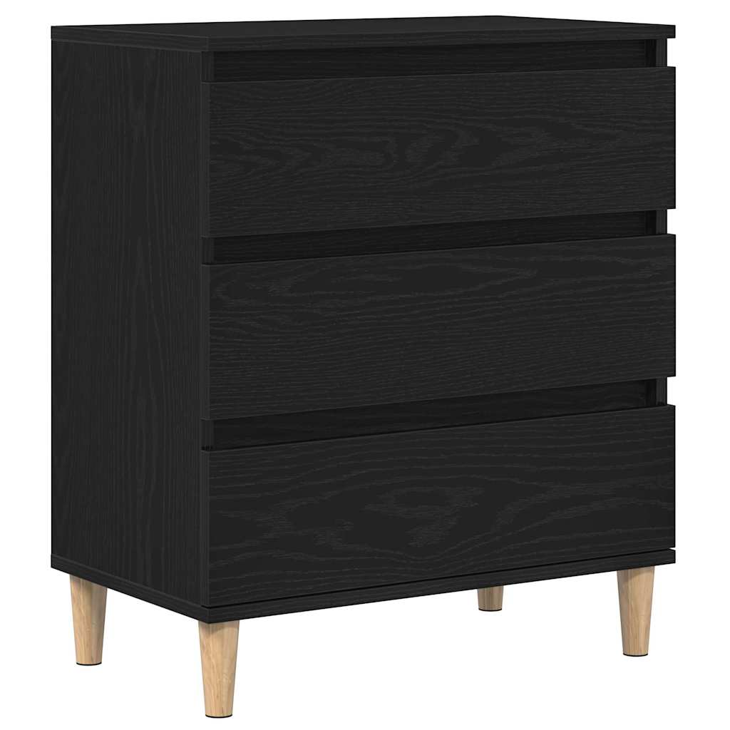 Sideboard Sort eg 60 x 35 x 70 cm Konstrueret træ