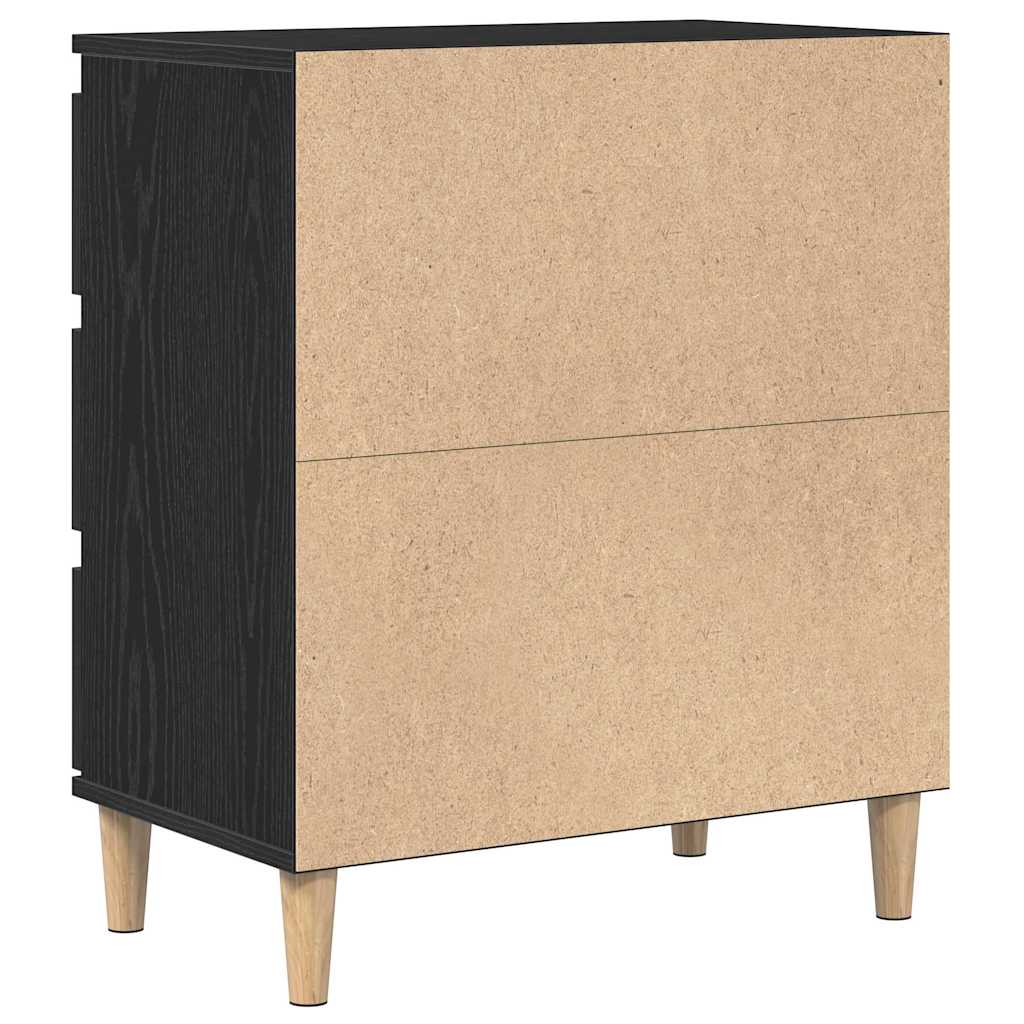 Sideboard Sort eg 60 x 35 x 70 cm Konstrueret træ