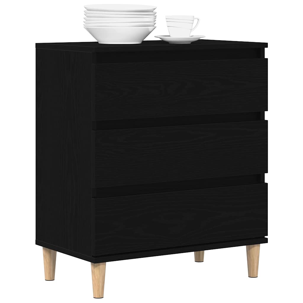 Sideboard Sort eg 60 x 35 x 70 cm Konstrueret træ