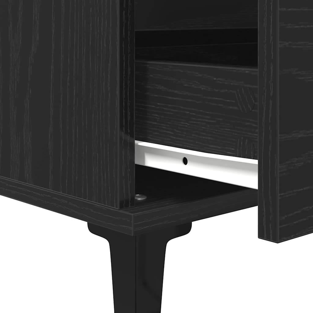 Sideboard Sort eg 60 x 35 x 70 cm Konstrueret træ