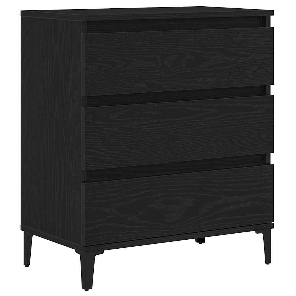 Sideboard Sort eg 60 x 35 x 70 cm Konstrueret træ