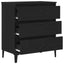 Sideboard Sort eg 60 x 35 x 70 cm Konstrueret træ