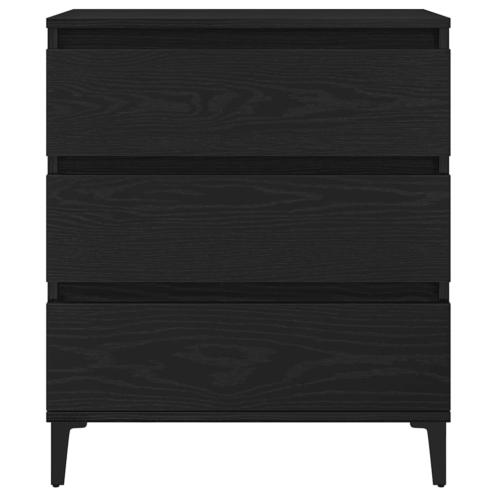 Sideboard Sort eg 60 x 35 x 70 cm Konstrueret træ