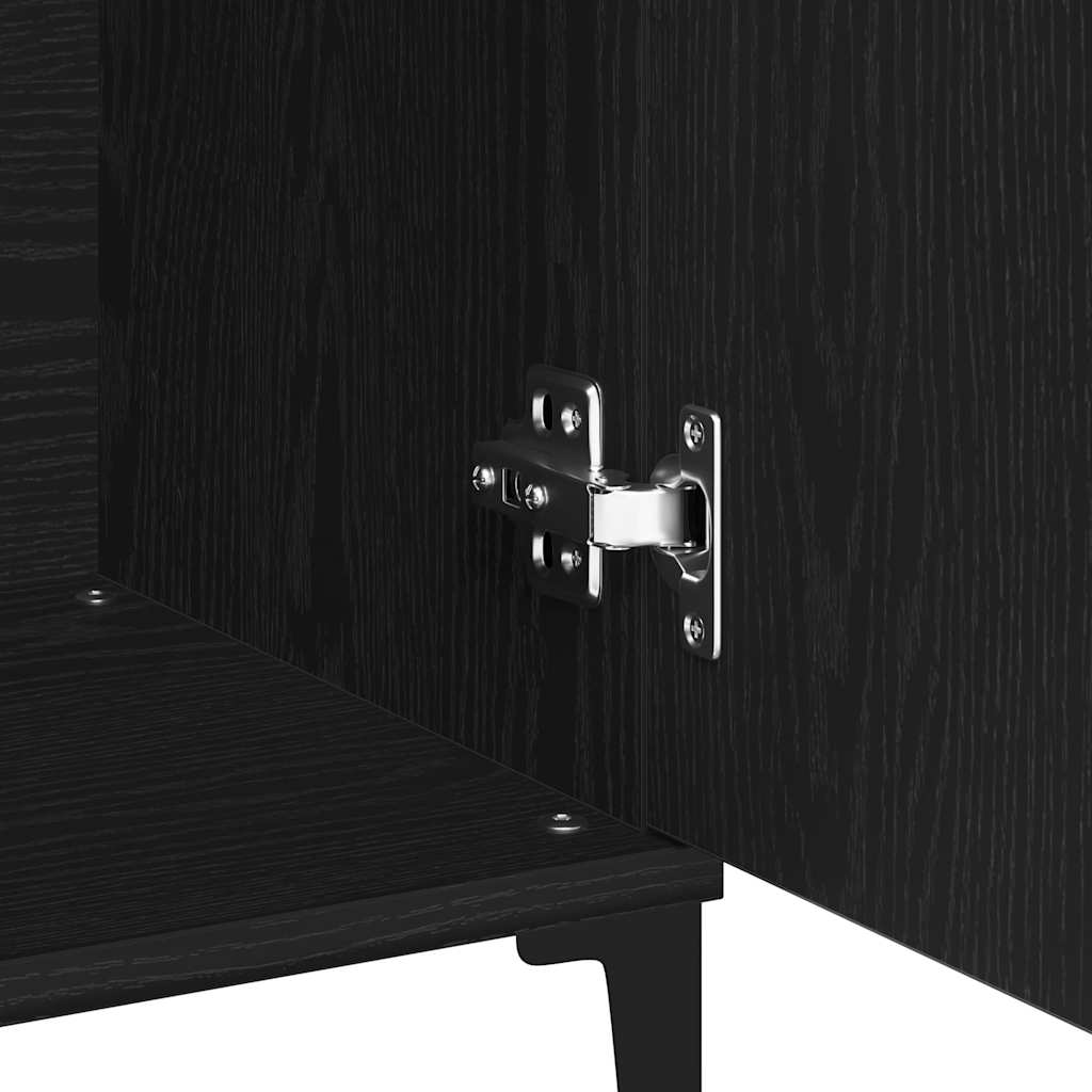 Sideboard Sort eg 104 x 35 x 70 cm Konstrueret træ