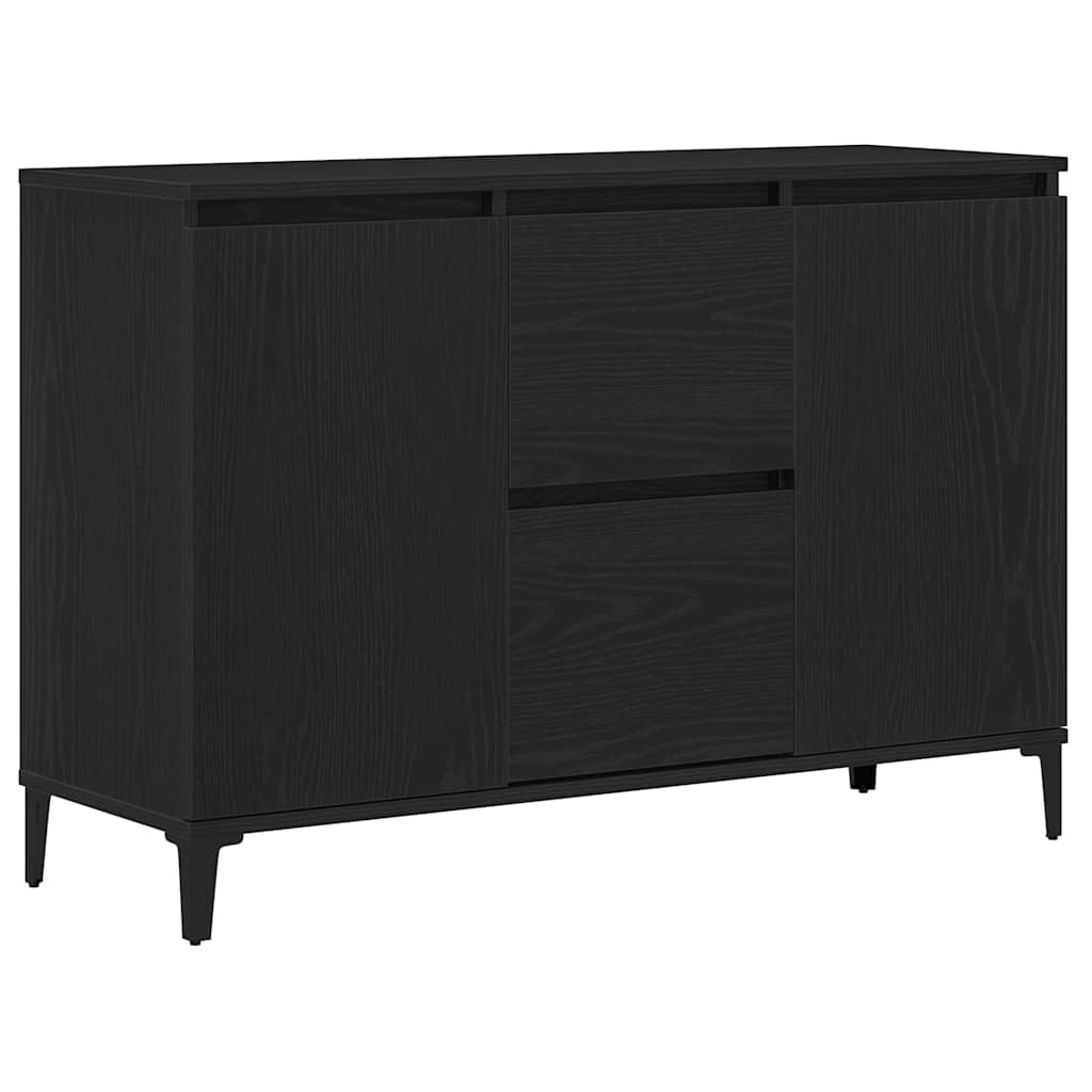 Sideboard Sort eg 104 x 35 x 70 cm Konstrueret træ