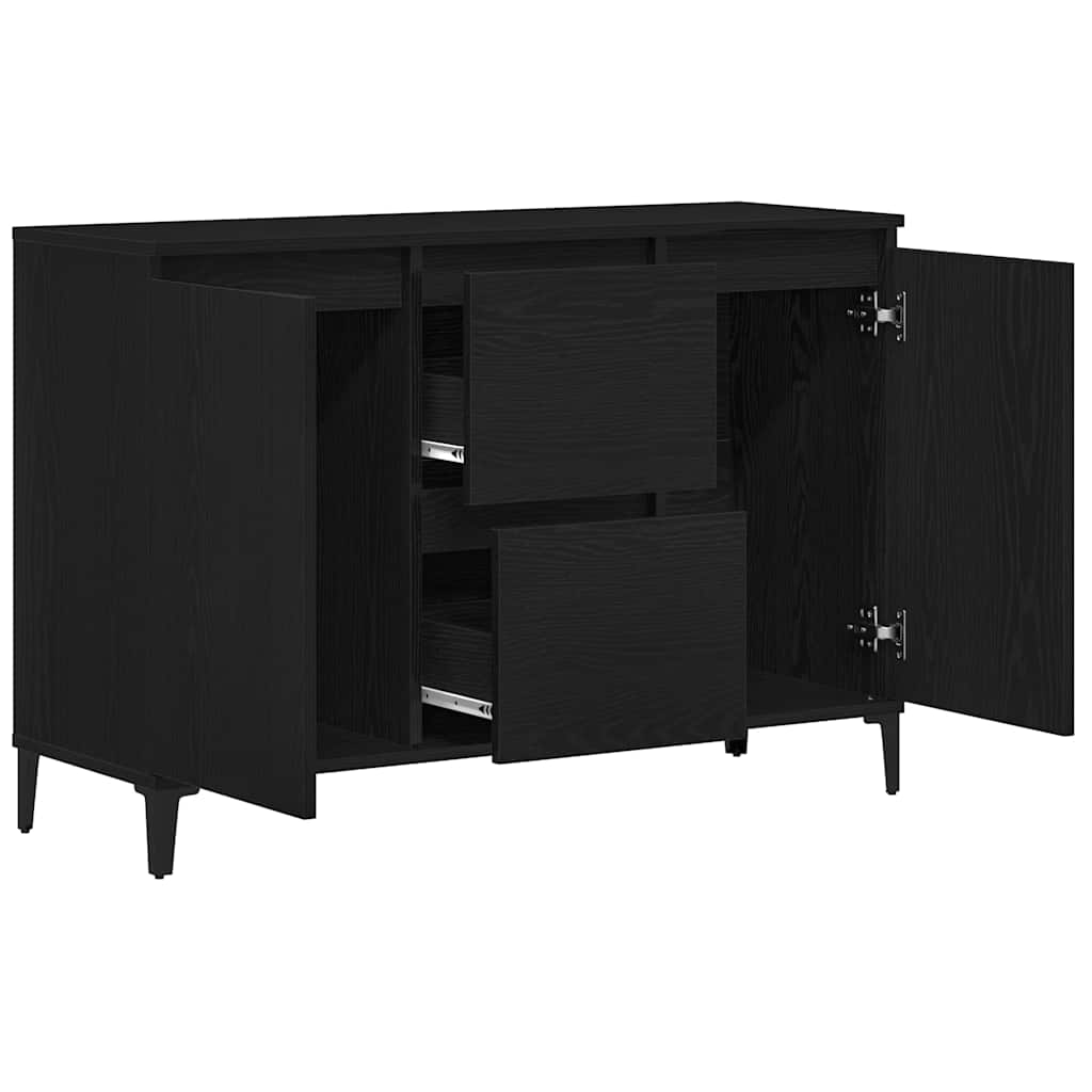 Sideboard Sort eg 104 x 35 x 70 cm Konstrueret træ