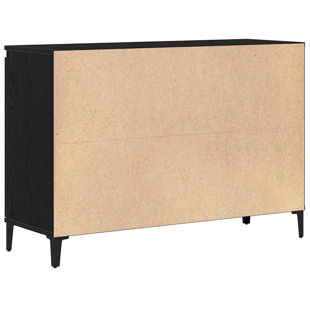 Sideboard Sort eg 104 x 35 x 70 cm Konstrueret træ
