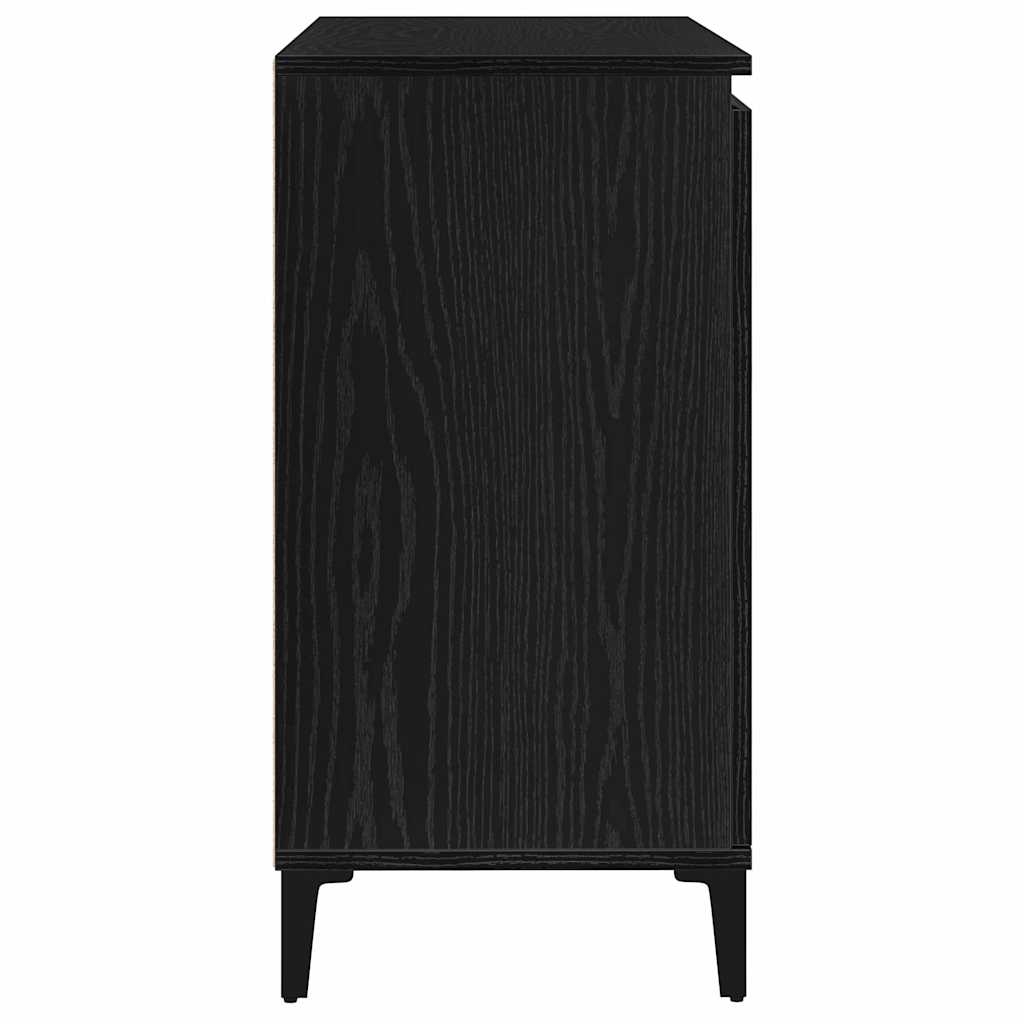 Sideboard Sort eg 104 x 35 x 70 cm Konstrueret træ