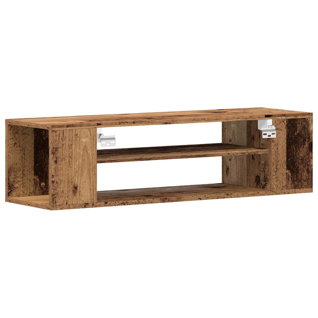 TV-skab 100 x 30 x 26,5 cm Gammelt træ Konstrueret træ