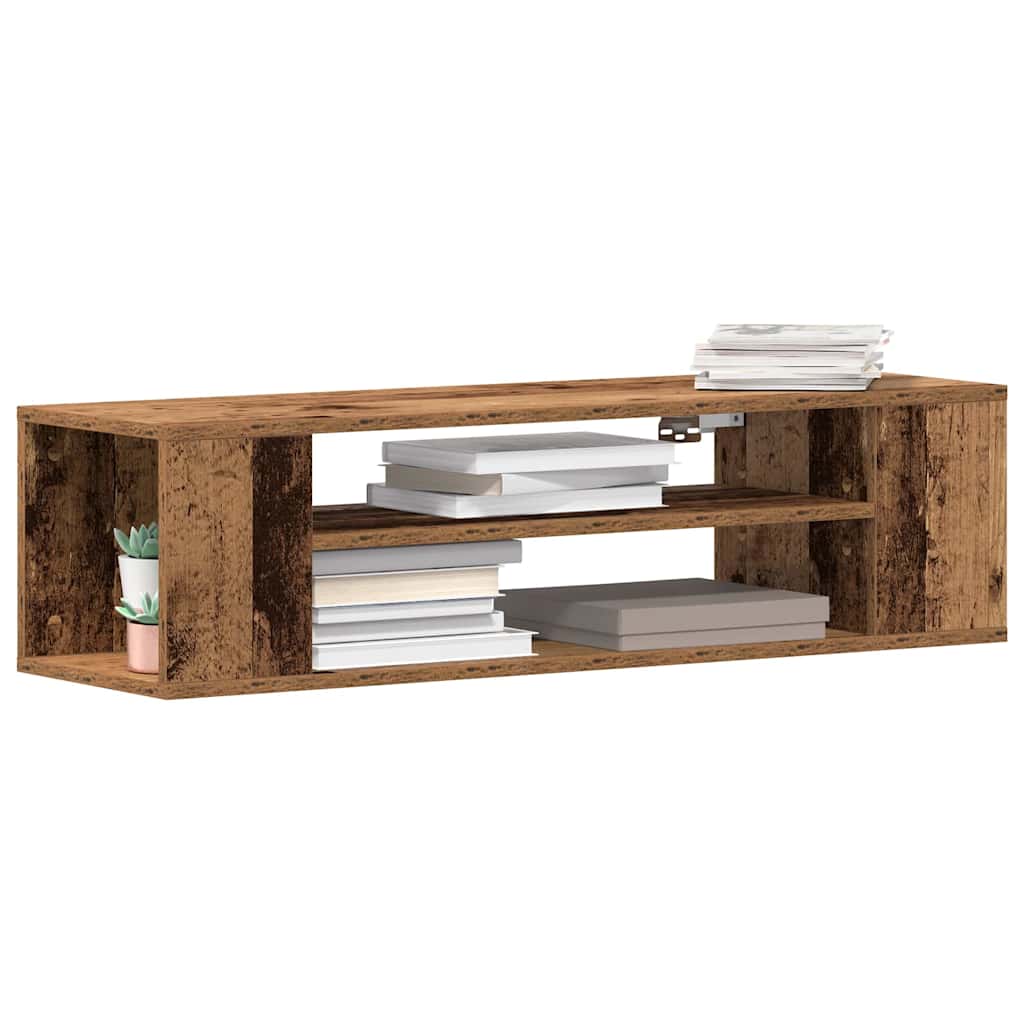 TV-skab 100 x 30 x 26,5 cm Gammelt træ Konstrueret træ