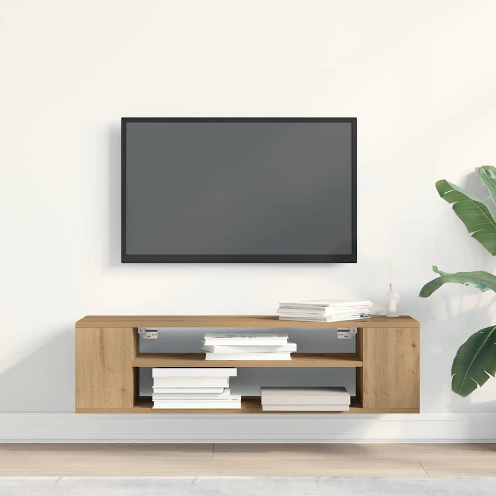 TV-skab 100 x 30 x 26,5 cm artisian oak Konstrueret træ