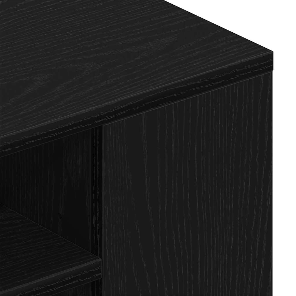 TV-skab 100 x 30 x 26,5 cm Sort eg Konstrueret træ