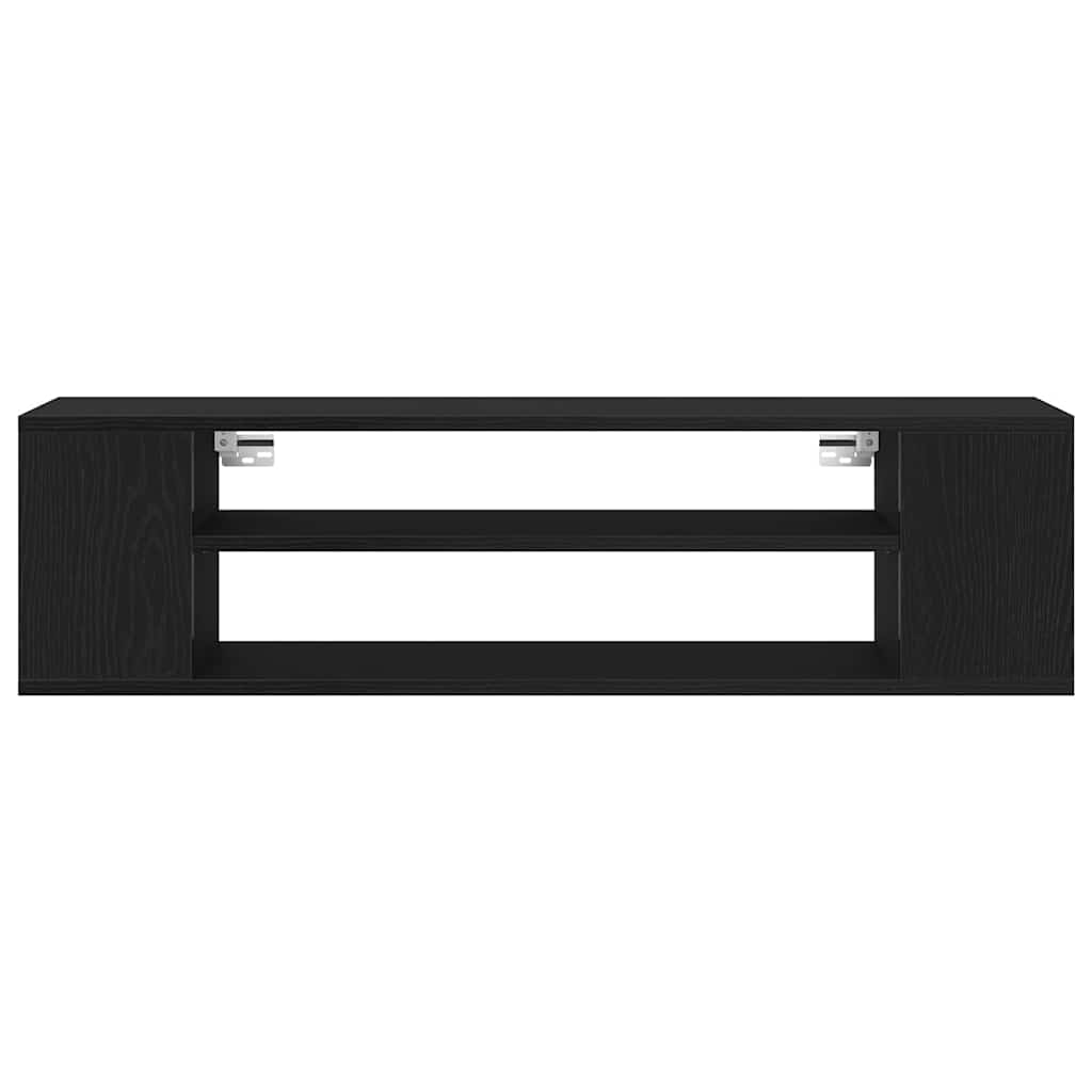 TV-skab 100 x 30 x 26,5 cm Sort eg Konstrueret træ