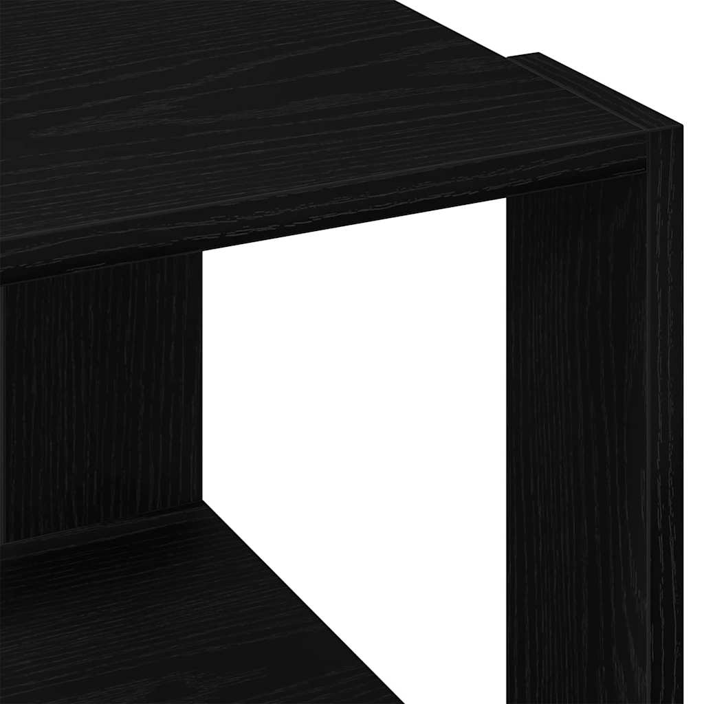Sofabord Sort eg 40 x 40 x 30 cm Konstrueret træ