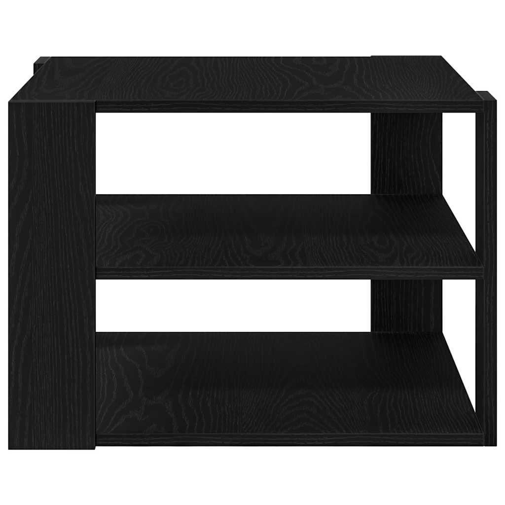 Sofabord Sort Eg 58 x 58 x 40 cm Konstrueret træ