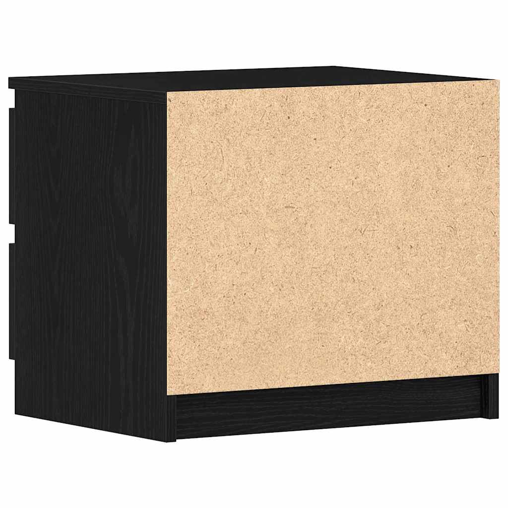 Natskab 2 stk. Sort eg 50 x 40 x 43,5 cm Konstrueret træ