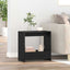 Sidebord Sort eg 50 x 26 x 50 cm Konstrueret træ
