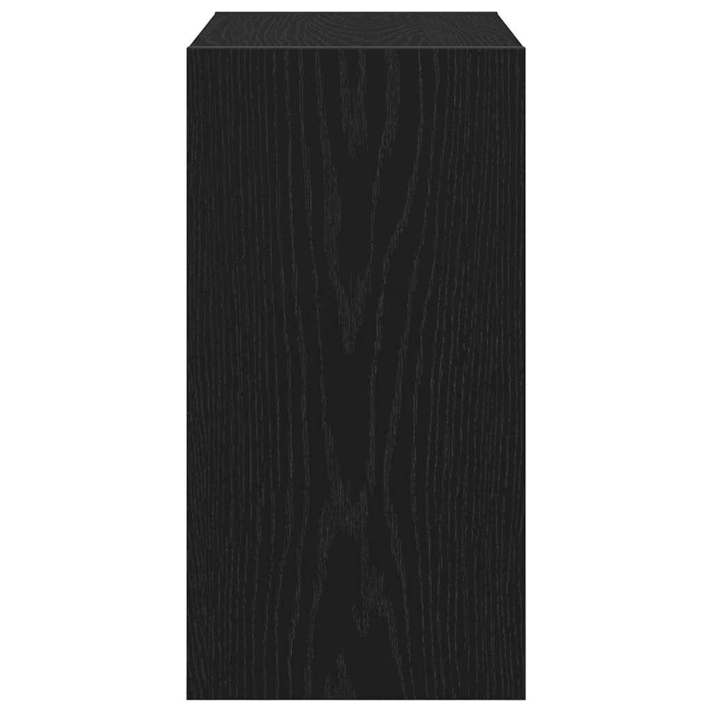 Sidebord Sort eg 50 x 26 x 50 cm Konstrueret træ