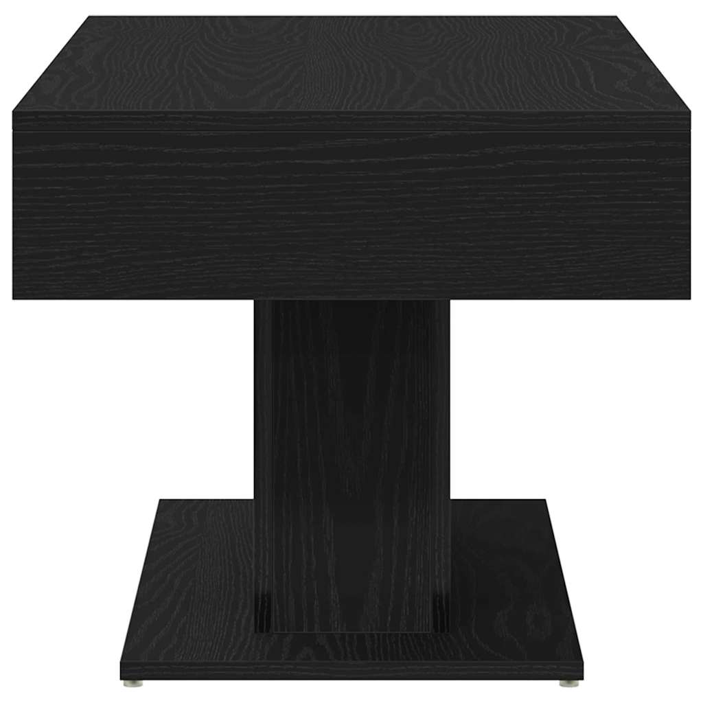 Sofabord Sort eg 96 x 50 x 45 cm Konstrueret træ