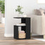 Sidebord Sort eg 36 x 30 x 56 cm Konstrueret træ