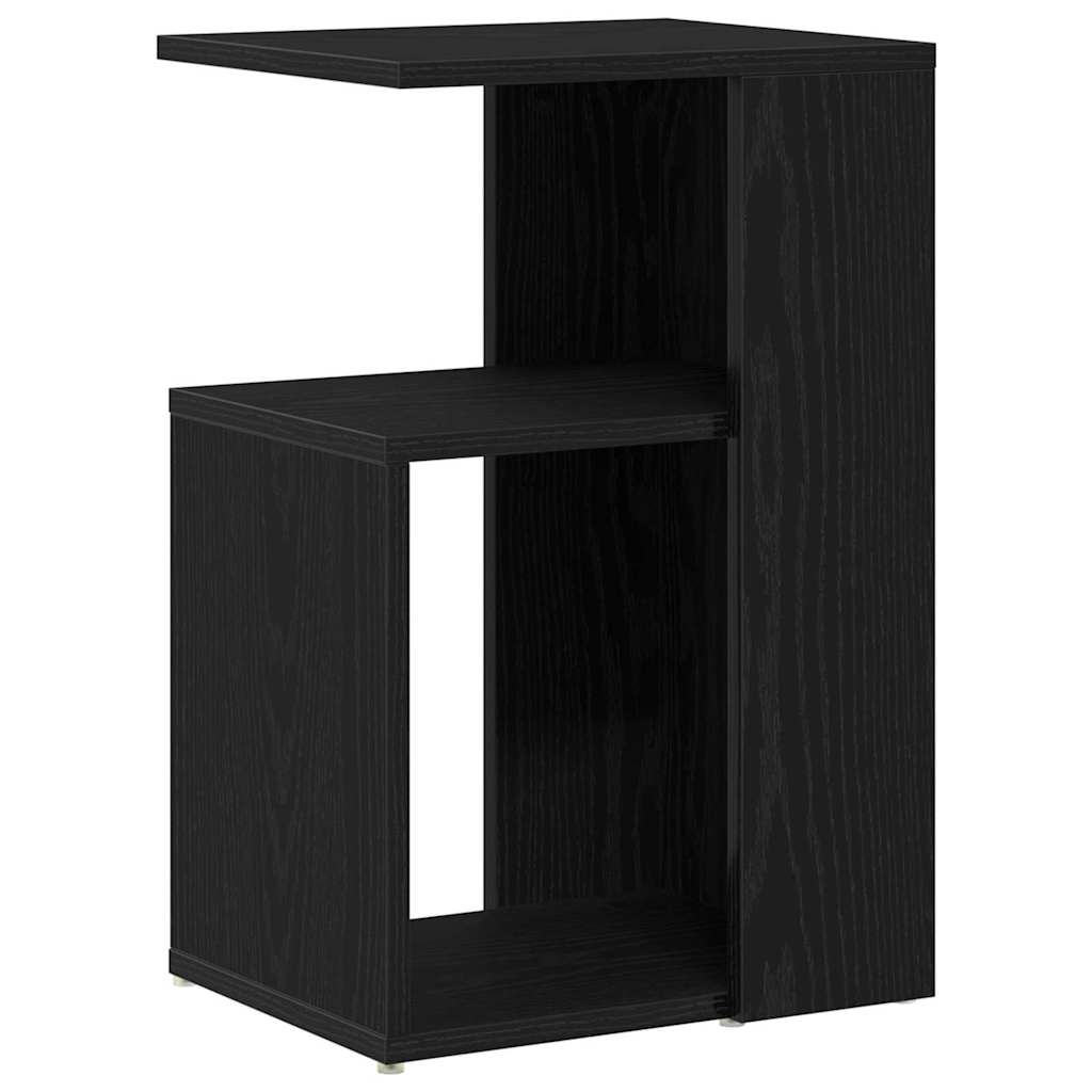 Sidebord Sort eg 36 x 30 x 56 cm Konstrueret træ