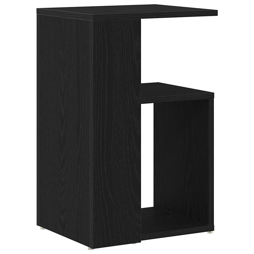 Sidebord Sort eg 36 x 30 x 56 cm Konstrueret træ